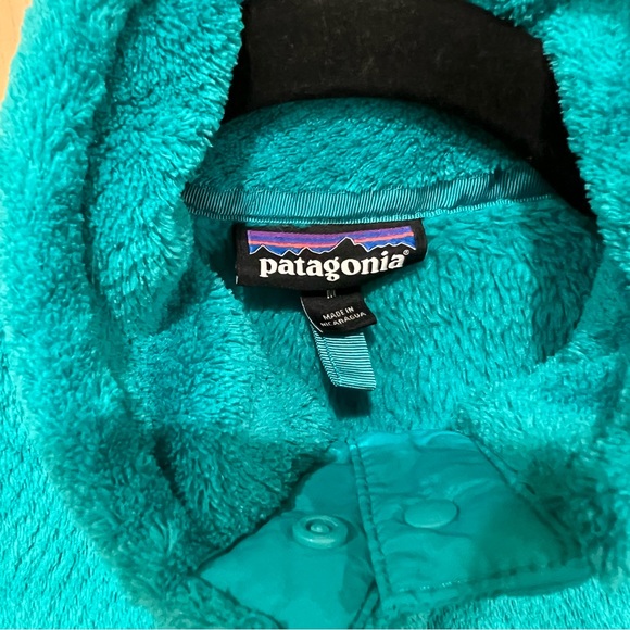 Patagonia Re Tool Snap T Fleece Pullover Teal Turquoise Size Medium - Picture 7 of 13